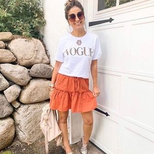 Vogue Leopard Tee
